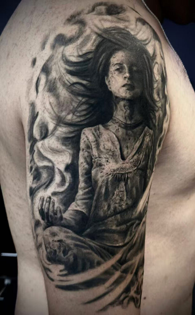 3-Dawei-Tattoo-Woman-in-Smoke-Portrait-Single